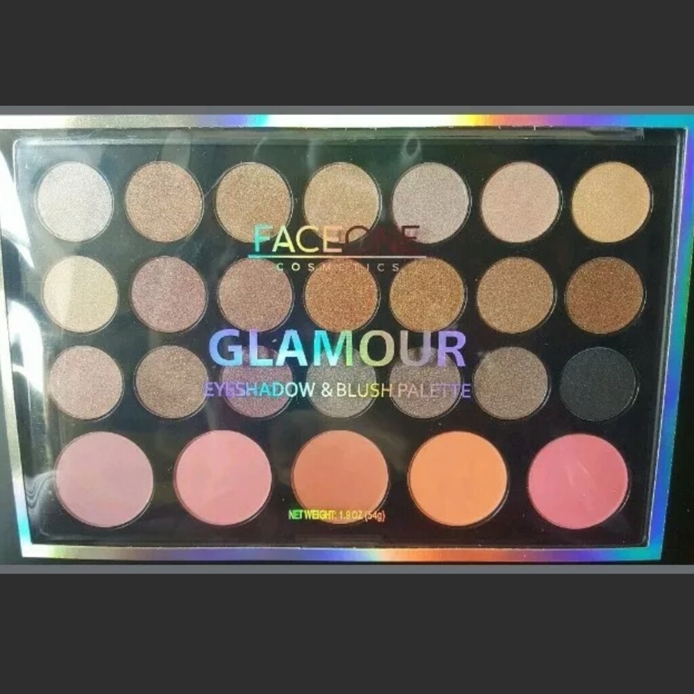 FACE ONE COSMETICS Eyeshadow & Blush Pallete